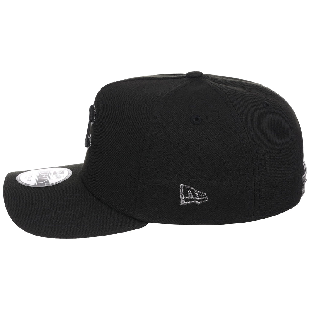 Chicago Cubs MLB Black x Pewter FASHION CORE New Era 9FORTY A-Frame