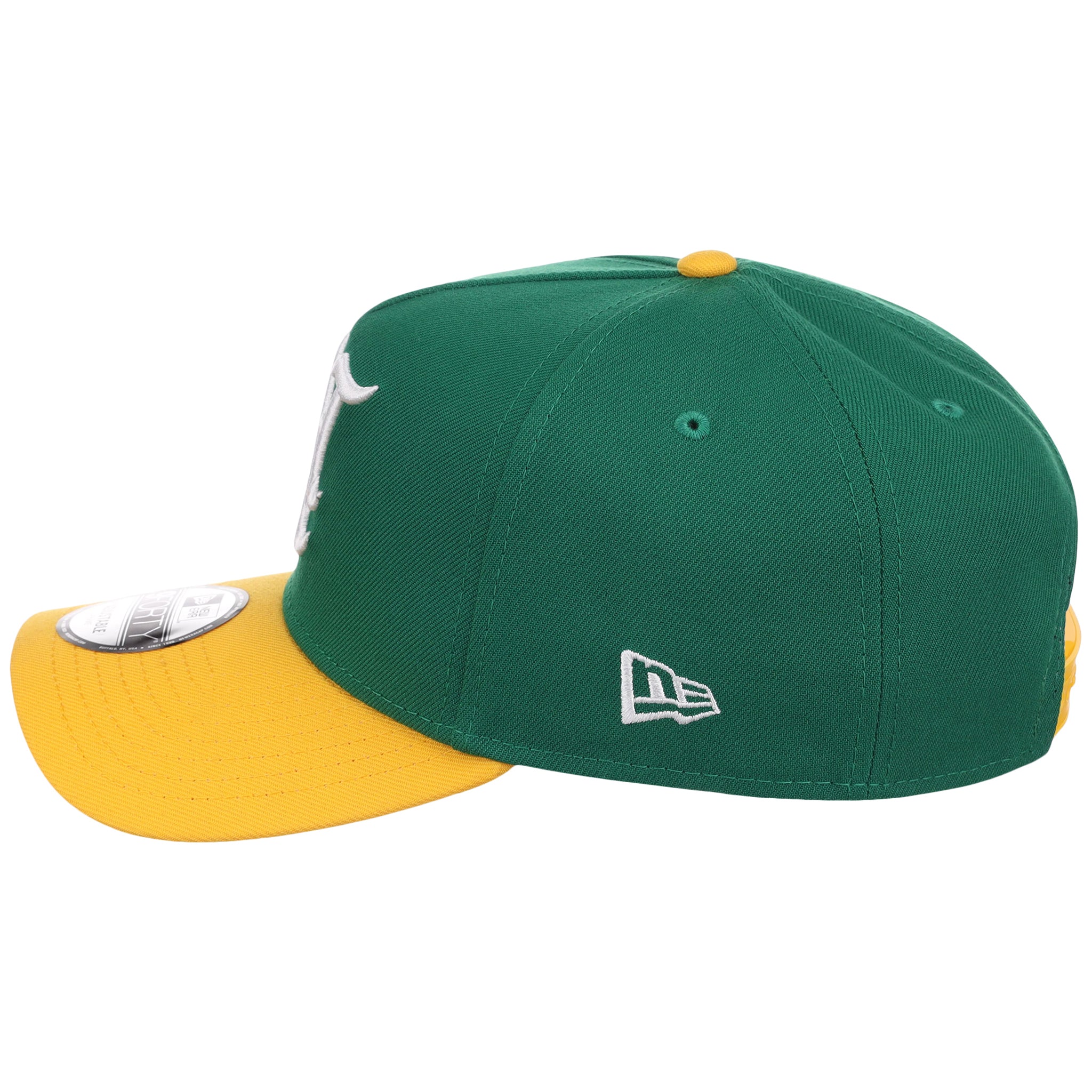 Oakland Athletics MLB Flipmode 2.0 New Era 9FORTY A-Frame (Green/Yellow/Gray)