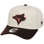 Toronto Blue Jays MLB Chrome x Burnt Wood FASHION CORE New Era 9FORTY A-Frame