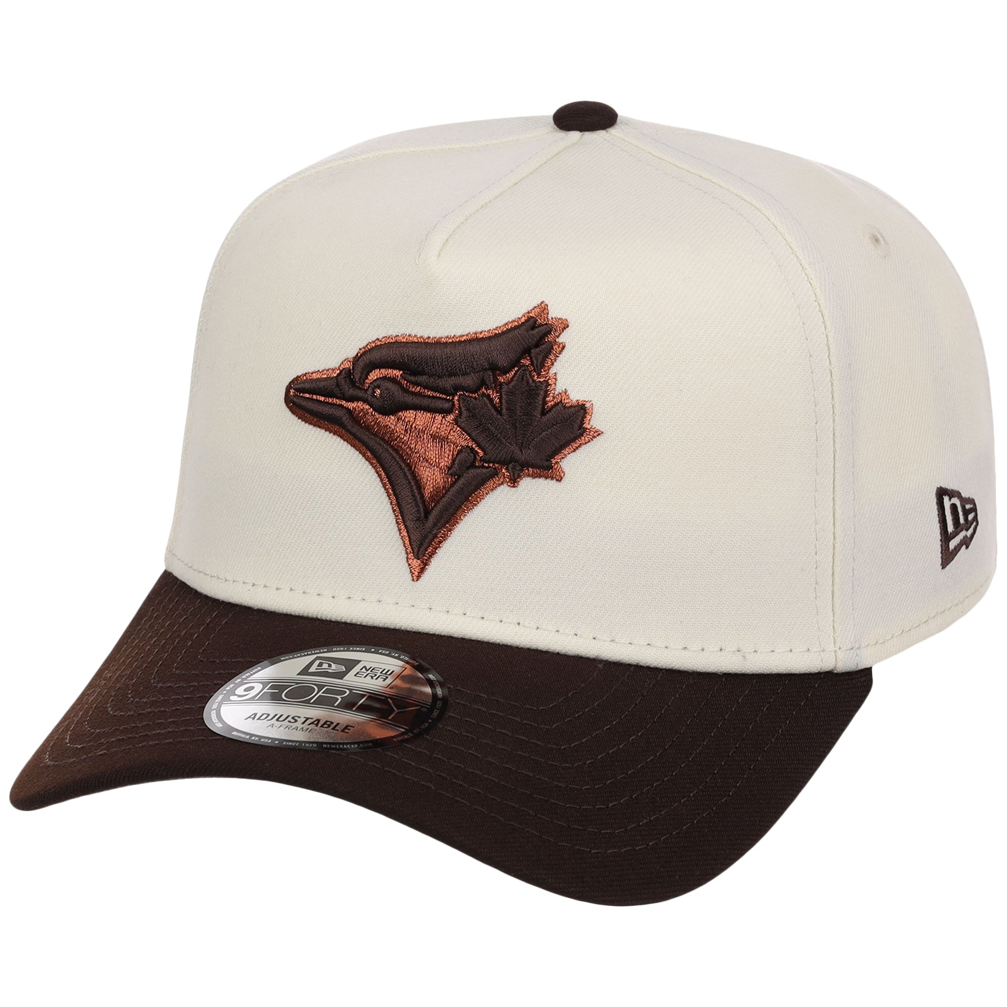 Toronto Blue Jays MLB Chrome x Burnt Wood FASHION CORE New Era 9FORTY A-Frame