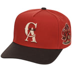 California Angels MLB Brown Stone Heat Mitcell & Ness Pro Pinch