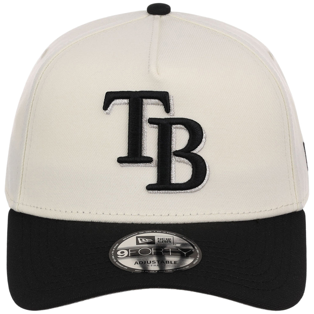 Tampa Bay Rays MLB Chrome x Black FASHION CORE New Era 9FORTY A-Frame
