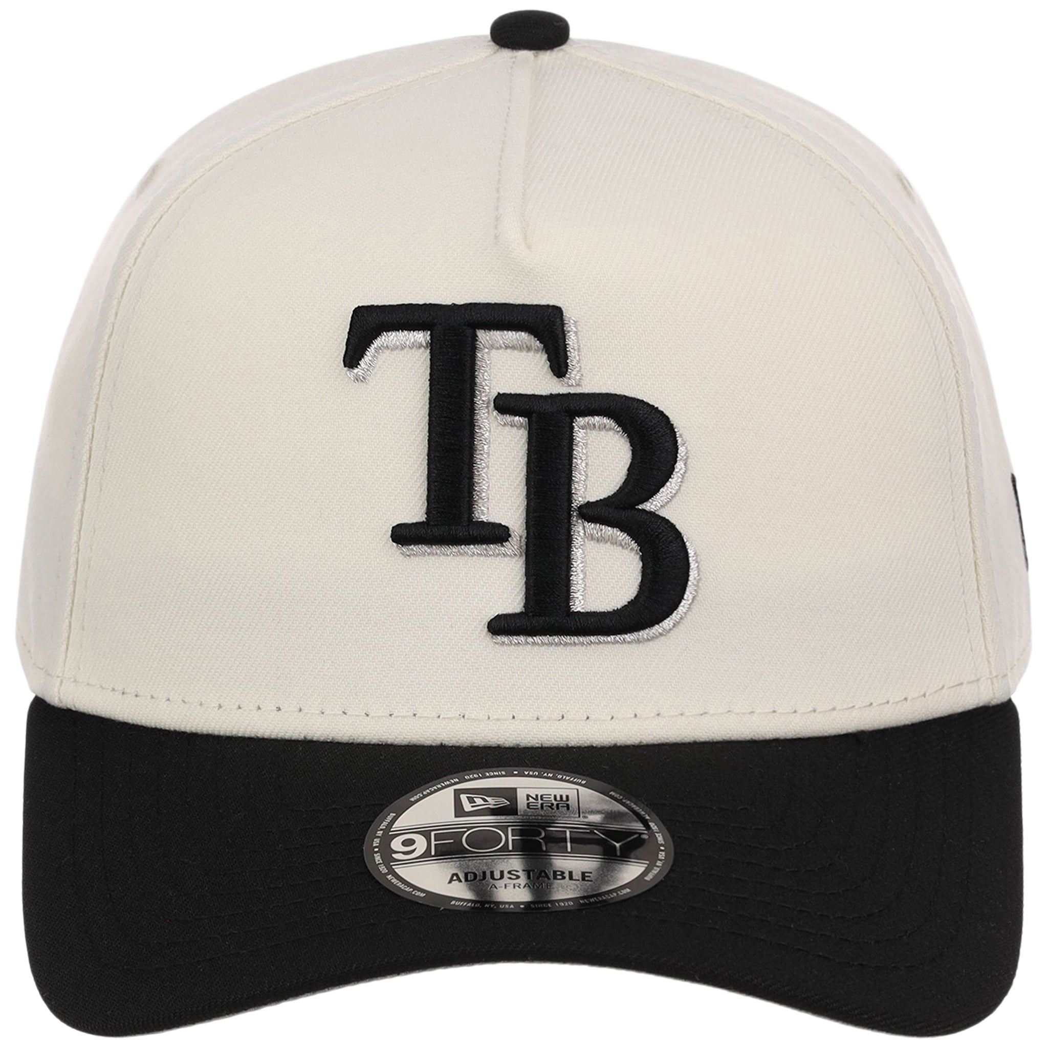 Tampa Bay Rays MLB Chrome x Black FASHION CORE New Era 9FORTY A-Frame