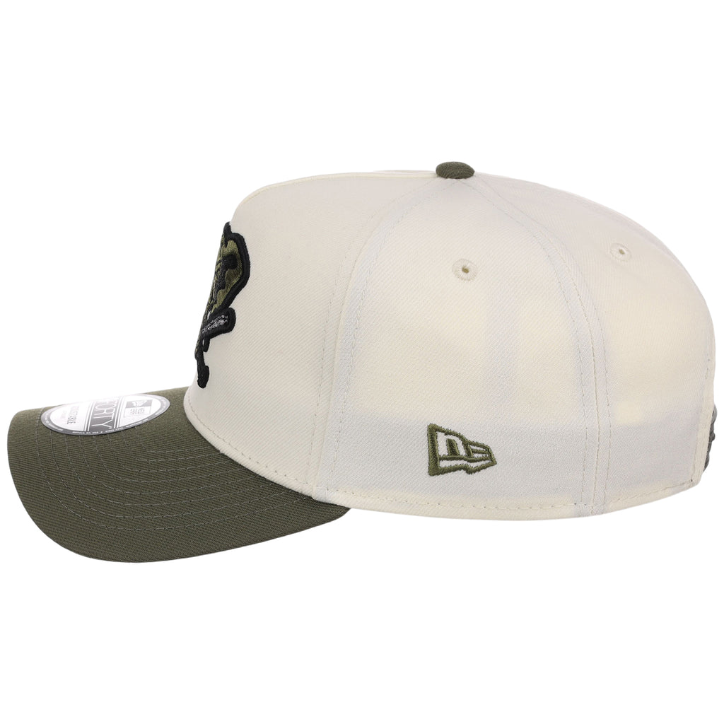 Oakland Athletics MLB Chrome Olive New Era 9FORTY