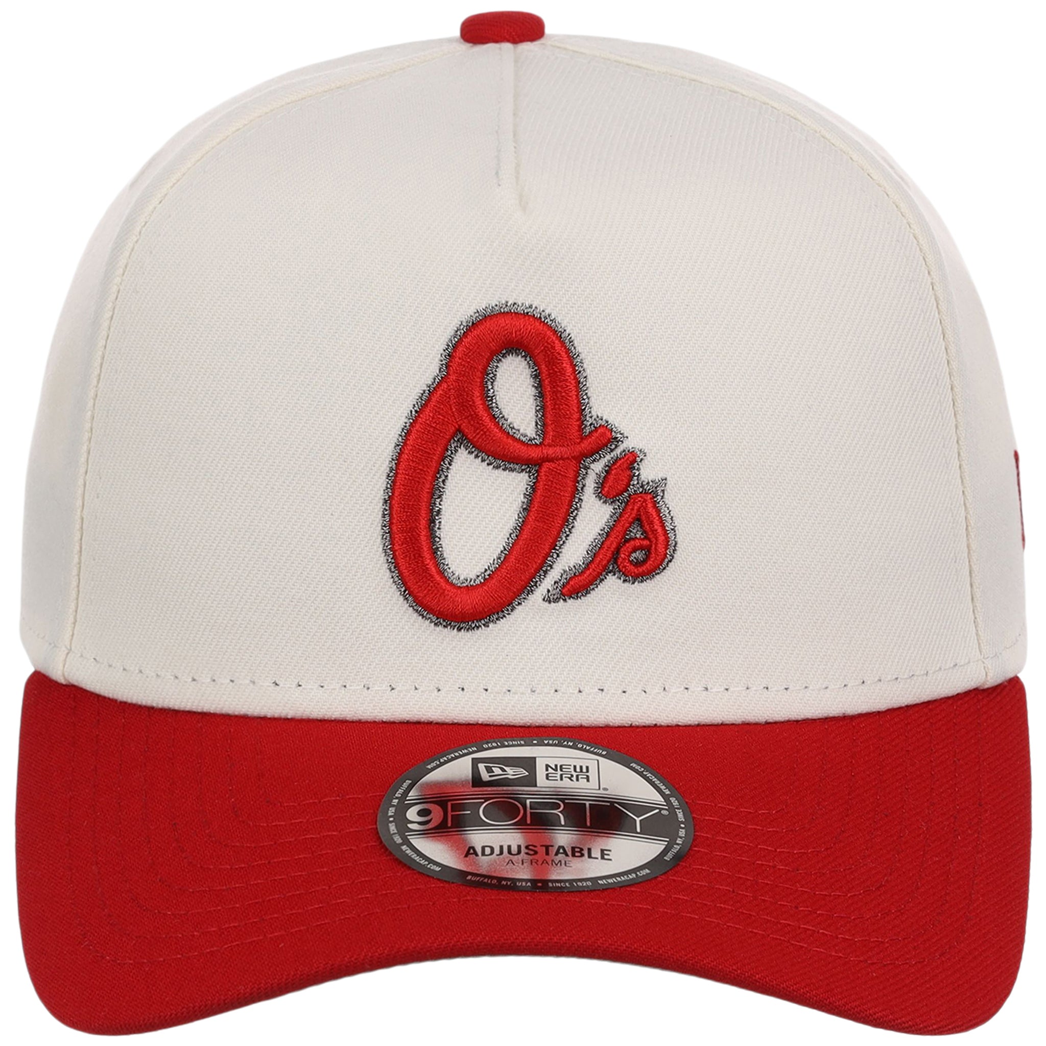 Baltimore Orioles MLB Chrome x Red FASHION CORE New Era 9FORTY A-Frame
