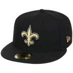 New Orleans Saints NFL Black Dome New Era 59FIFTY