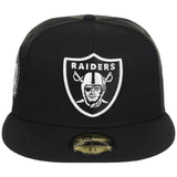 Las Vegas Raiders NFL Black Dome New Era 59FIFTY
