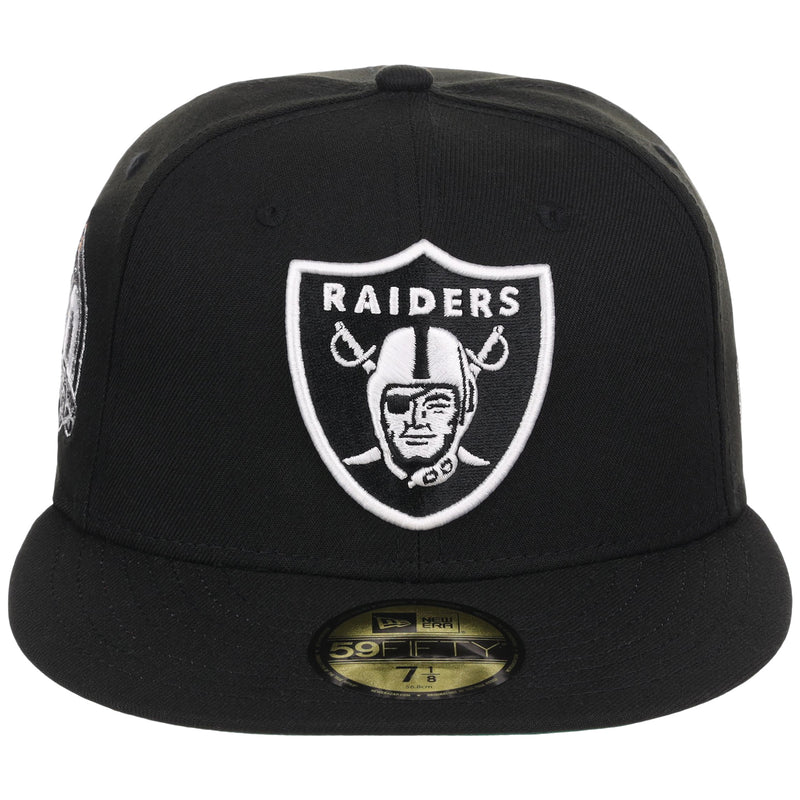 Las Vegas Raiders NFL Black Dome New Era 59FIFTY – LidsHatDrop