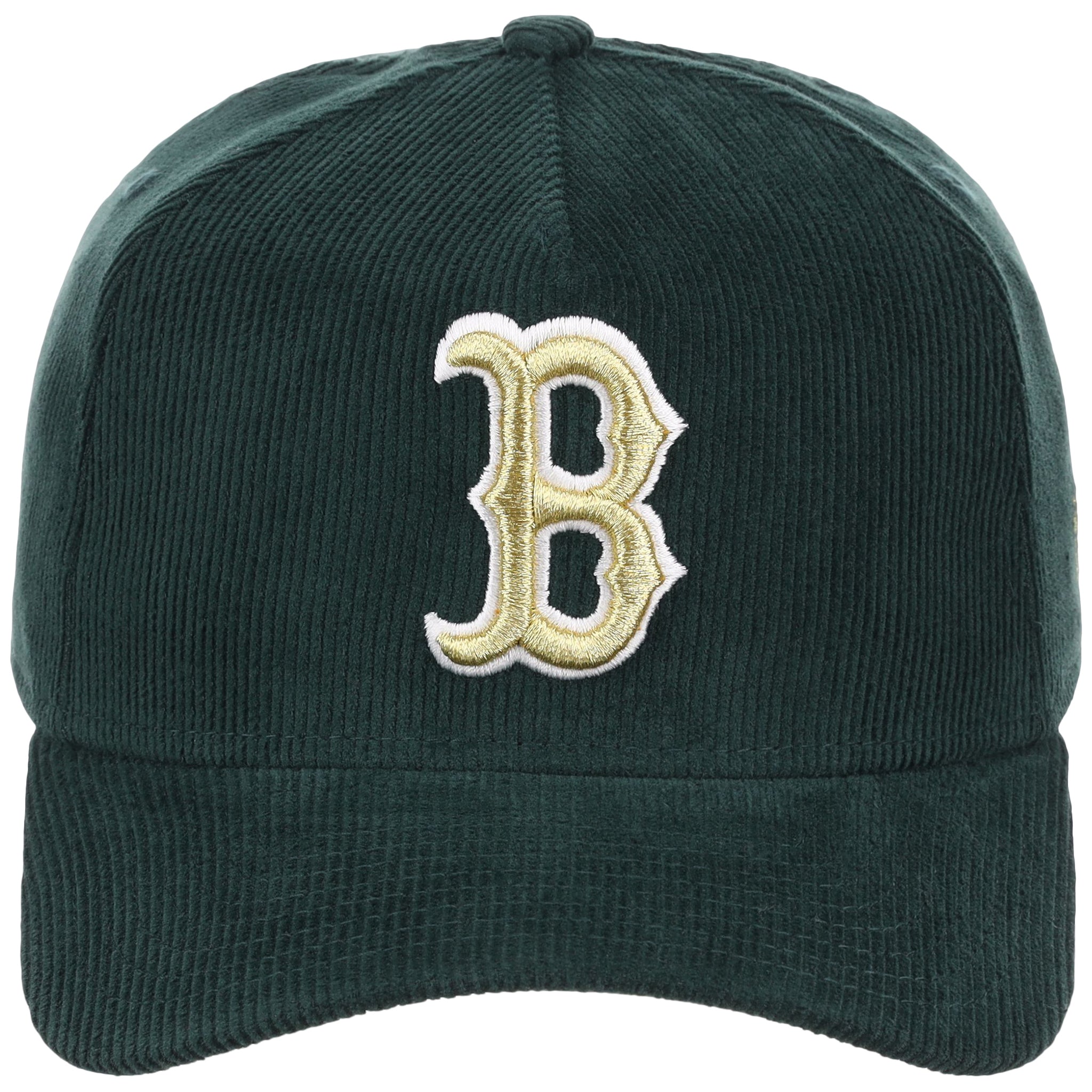 Boston Red Sox MLB Dark Green Cord FASHION CORE New Era 9FORTY A-Frame