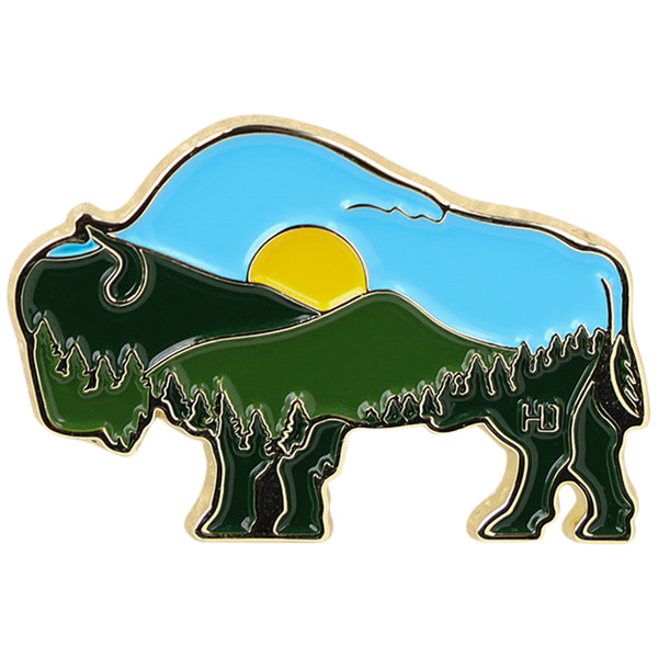 Lamar Valley Pin Buffalo