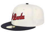 Atlanta Braves MLB Muddy Scripts 59FIFTY Cap