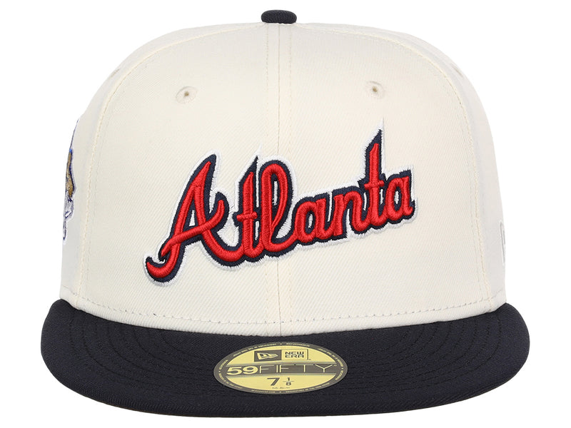 Atlanta Braves MLB Muddy Scripts 59FIFTY Cap