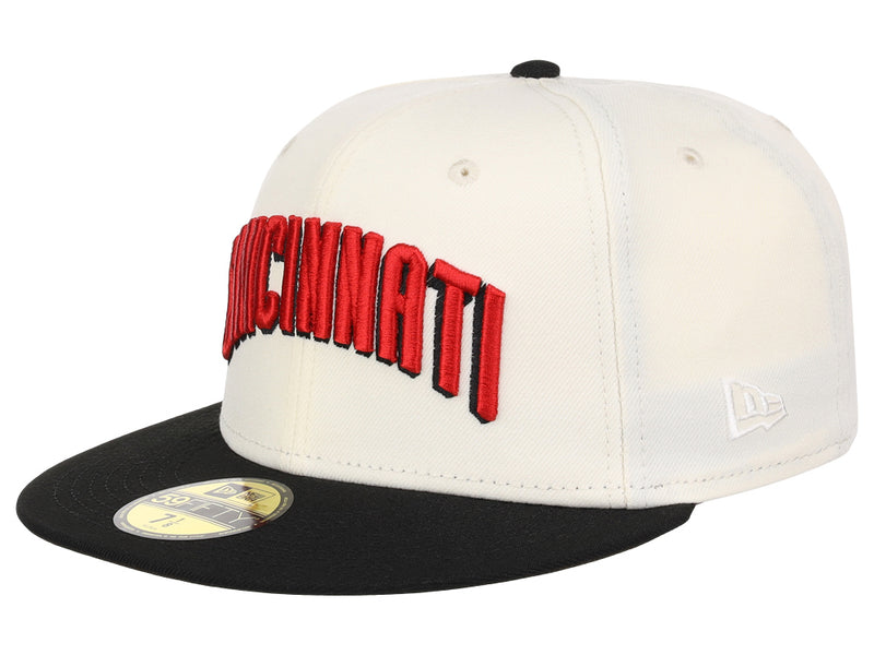 Cincinnati Reds MLB Muddy Scripts 59FIFTY Cap