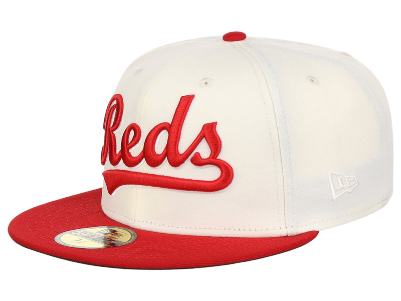 Cincinnati Reds MLB Muddy Scripts 59FIFTY Cap