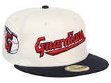 Cleveland Guardians MLB Muddy Scripts 59FIFTY Cap
