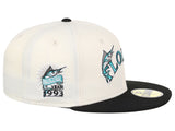 Florida Marlins MLB Muddy Scripts 59FIFTY Cap