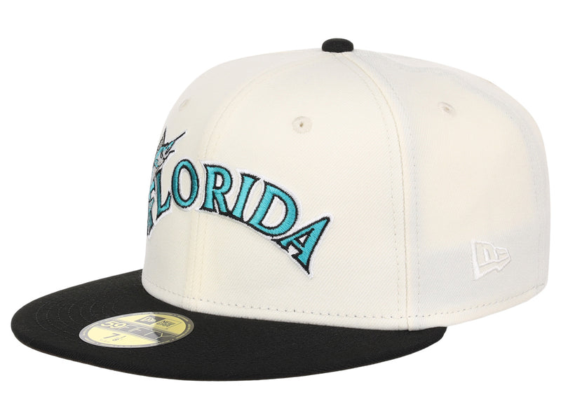Florida Marlins MLB Muddy Scripts 59FIFTY Cap