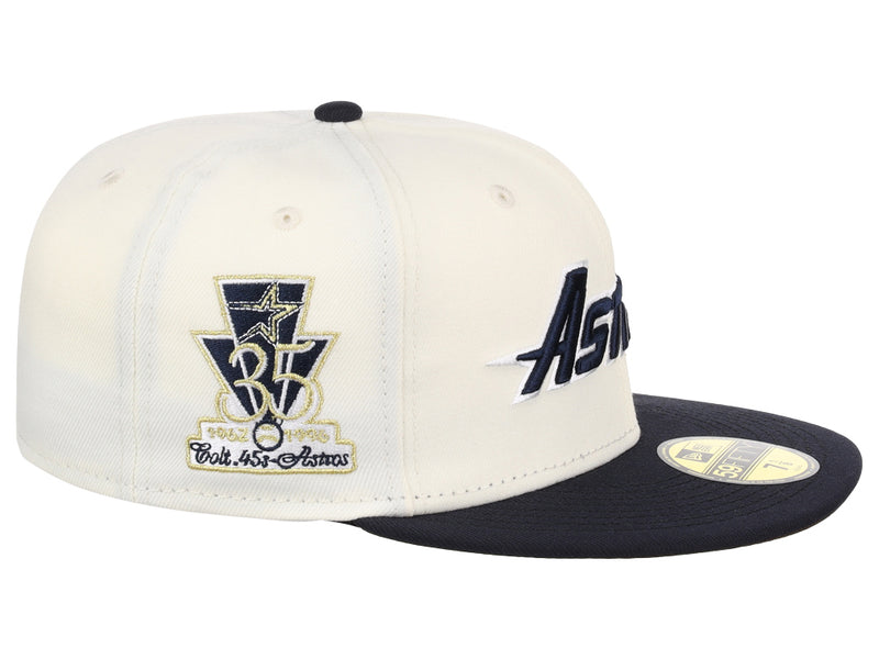 Houston Astros MLB Muddy Scripts 59FIFTY Cap