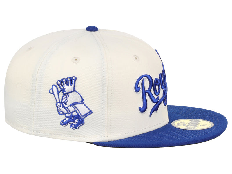 Kansas City Royals MLB Muddy Scripts 59FIFTY Cap – LidsHatDrop