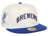 Milwaukee Brewers MLB Muddy Scripts 59FIFTY Cap