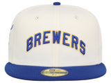 Milwaukee Brewers MLB Muddy Scripts 59FIFTY Cap