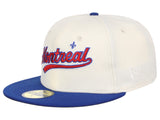 Montreal Expos MLB Muddy Scripts 59FIFTY Cap