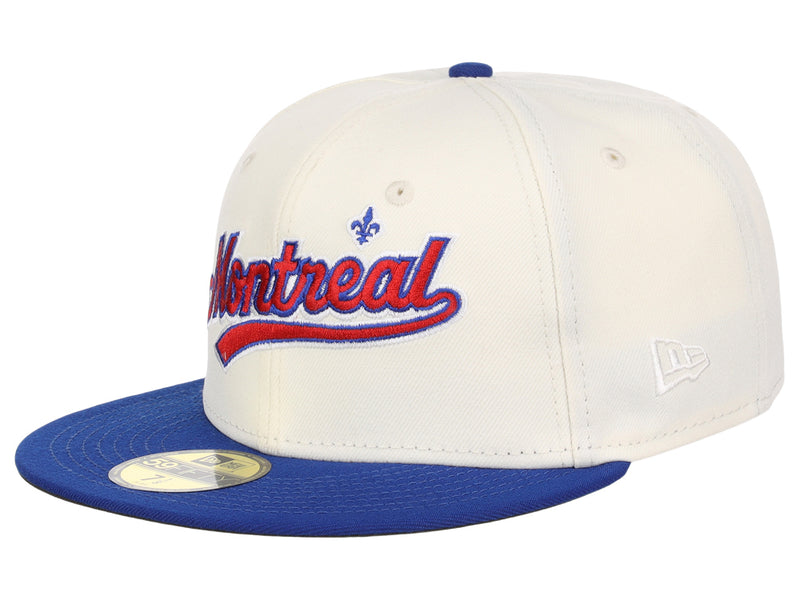 Montreal Expos MLB Muddy Scripts 59FIFTY Cap