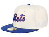 New York Mets MLB Muddy Scripts 59FIFTY Cap