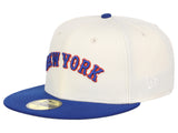 New York Mets MLB Muddy Scripts 59FIFTY Cap