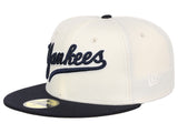 New York Yankees MLB Muddy Scripts 59FIFTY Cap