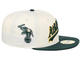 Oakland Athletics MLB Muddy Scripts 59FIFTY Cap