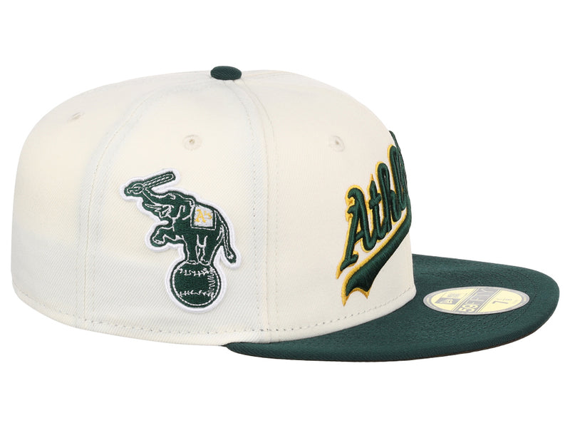 Oakland Athletics MLB Muddy Scripts 59FIFTY Cap