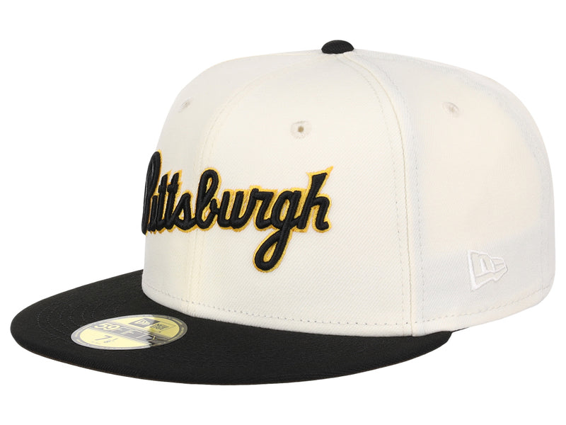 Pittsburgh Pirates MLB Muddy Scripts 59FIFTY Cap