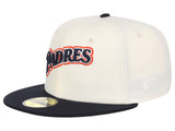 San Diego Padres MLB Muddy Scripts 59FIFTY Cap