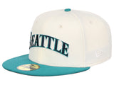 Seattle Mariners MLB Muddy Scripts 59FIFTY Cap