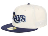 Tampa Bay Rays MLB Muddy Scripts 59FIFTY Cap