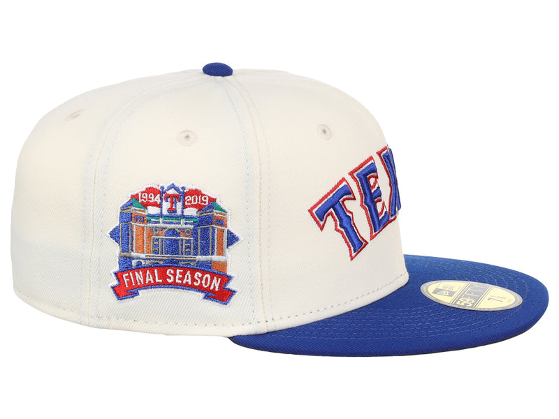 New Era 59Fifty Texas Rangers 2019 Final Season Patch Fitted Hat