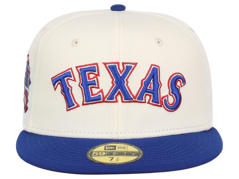Texas Rangers MLB Muddy Scripts 59FIFTY Cap