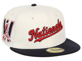 Washington Nationals MLB Muddy Scripts 59FIFTY Cap