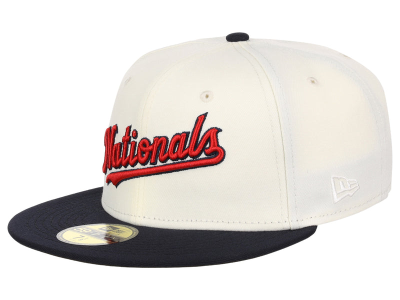 Washington Nationals MLB Muddy Scripts 59FIFTY Cap