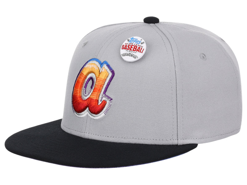 Atlanta Braves MLB Topps Chrome Collection Cosmic Fitted