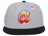 Atlanta Braves MLB Topps Chrome Collection Cosmic Fitted