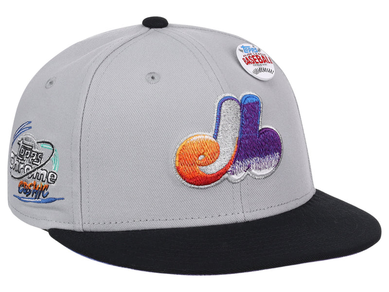 Montreal Expos MLB Topps Chrome Collection Cosmic Fitted
