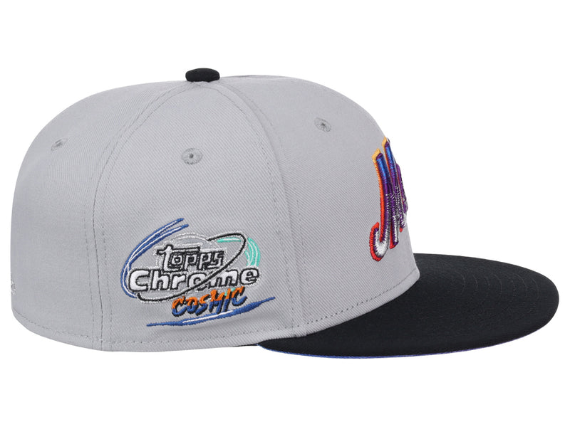 New York Mets MLB Topps Chrome Collection Cosmic Fitted