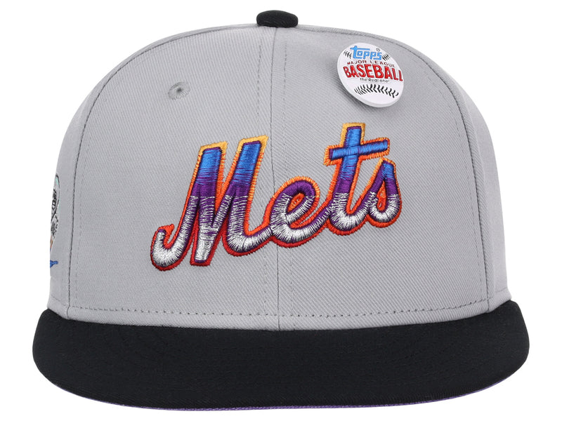 New York Mets MLB Topps Chrome Collection Cosmic Fitted