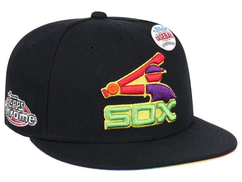 Chicago White Sox MLB Topps Chrome Collection Rainbow Fitted