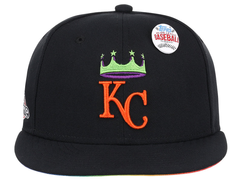 Kansas City Royals MLB Topps Chrome Collection Rainbow Fitted