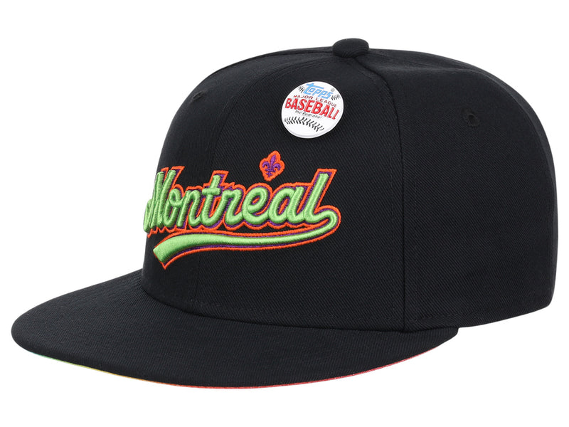 Montreal Expos MLB Topps Chrome Collection Rainbow Fitted