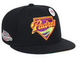 San Diego Padres MLB Topps Chrome Collection Rainbow Fitted