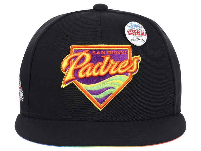 San Diego Padres MLB Topps Chrome Collection Rainbow Fitted
